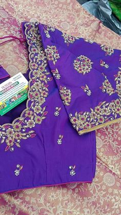 Maggam Blouses, Magam Work, Kids Blouse Designs