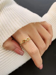 Details:Geometric \nStyle Type:Infinity Ring \nMain Stone:No Other Stone \nProduction Methods:Lab Created \nEvent:Engagement Rings \nMaterial:925 Sterling Silver \n Simplistic Promise Rings, Plain Wedding Rings For Women, Winter Gala, Pinky Promise Ring, Cute Promise Rings, Premium Jewelry, Plain Rings, Infinity Jewelry, Pinky Promise