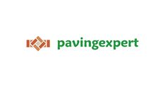 the logo for pavngexpert is shown in green and orange colors