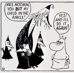 an old comic strip with two witches talking to each other and one is saying, yes i'll do it again