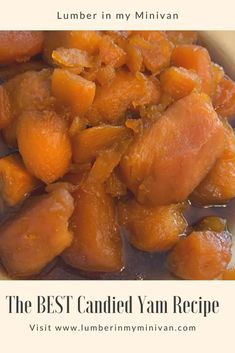 the best candied yam recipe ever