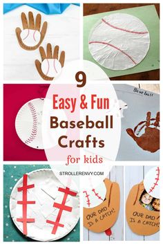 9 easy and fun baseball crafts for kids