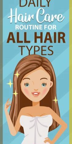 A daily hair care routine improves the overall health of your hair. Check out this article for tips to develop a hair care routine based on your hair type. Hair Care Routine Daily, Daily Hair Routine, Hair Washing Routine, Natural Hair Care Routine, Healthy Hair Routine, Long Hair Care, Easy Care Hairstyles, Dry Frizzy Hair, Hair Growth Supplement