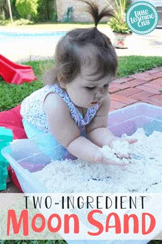 Sands Recipe, Moon Sand, Play Sand, Indoor Activities For Toddlers, Sensory Activities Toddlers, Toddler Sensory, Sensory Activity, Baby Painting