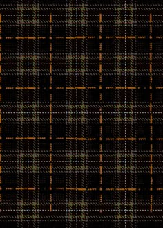 an orange and black plaid pattern is seen in this image, it appears to be very dark