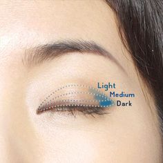 Asian Eyes Gradient Eyeshadow Steps - eye makeup Eyeshadow Steps, Gradient Eyeshadow, Make Up Design, How To Be Beautiful, Eye Makeup Wedding, Step By Step Eyeshadow, Eyeshadow Step By Step, Makeup Winter, Blusher Makeup