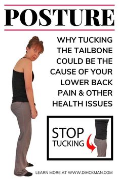 Got bad posture? Could tucking the tailbone be the reason for your back pain? Should you even tuck the tailbone in yoga poses? Learn all this and more in this video! Be The Reason, Bad Posture, Tutorial Video