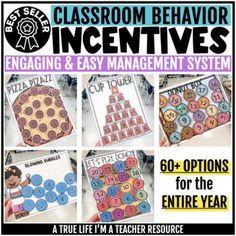 classroom behavior incentivies engaging and easy management system for the entire year by teacher resources