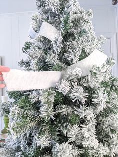 This is a super easy way to add ribbon to your Christmas tree that looks beautiful every time.