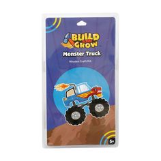 a package of monster truck stickers