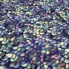 an image of fish scales that are very colorful and unique to see in this photo