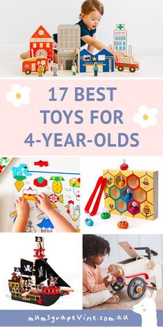 17 best toys for 4-year-olds From construction kits and toy cars to adorable cooking sets, find the best toys for 4 year old boys and girls with our handy list of gifts for kids. #toysfor4yearold #christmasgiftideas #toysfor4yearoldboys #toysfor4yearoldgirls #giftideasforkids #mumsgrapevine Gifts For Four Year Old Boy, Best Toys For 4 Year Girl, Toys For 4 Year Boy, Gift For 3 Year Boy, Gift Ideas For 4 Year Boy, Toys For 4 Year Girl, Toys For 3 Year Boy, Toys For Boys 3-5, Children's Toys