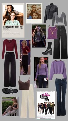 Kat Stratford Costume, Kat Stratford, 90’s Outfits, Julia Stiles, 10 Things I Hate About You, 90s Inspired Outfits, Downtown Outfits, Tv Show Outfits, Movies Outfit