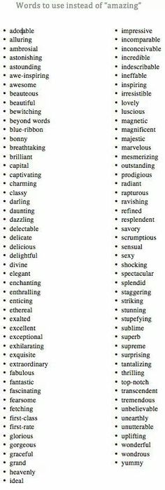 words to use instead of reading