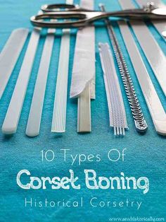 10 Types Of Corset Boning For Historical Corsetry - Sew Historically | Naaipatronen, Ondergoed patroon, Patronen #What_To_Use_For_Corset_Boning #How_To_Sew_In_Boning #Diy_Boning_Sewing #Sewing_Historical_Clothing What To Use For Corset Boning, Diy Boning Sewing, Sewing Patterns For Costumes, Sewing Historical Clothing, Corset Stays Pattern, Crochet Bone Corset Pattern, How To Add Boning To A Corset, Boning Tutorial Sewing, Boning Sewing