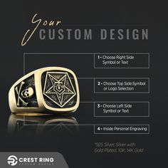 Handmade Mason Ring, Skull and Bones Signet Ring, Eastern Star Masonic Ring, Silver Mortality Ring, Freemason Ring for Men, Masonic Eye Ring Personalized Handmade Masonic Silver Rings ✅ Made of 925 Sterling Silver ✅ Finish Color: Sterling Silver, Gold Plated, Black Rhodium Plated ✅ Dimensions: 18 x 18mm ✅ Weight: ±14gr Unlock the secrets of Freemasonry with our exquisite collection of custom handmade Masonic silver rings. Each ring is meticulously crafted by skilled artisans, using high-quality sterling silver to ensure both elegance and longevity. Symbolizing brotherhood, wisdom, and enlightenment, these rings are perfect for Freemasons who take pride in their membership. These exceptional rings are designed to commemorate your individual achievements and milestones, creating a treasured Masonic Eye, Mason Ring, Freemason Ring, Masonic Ring, Eastern Star, All Seeing Eye, Ring For Men, Eye Ring, Personalized Rings