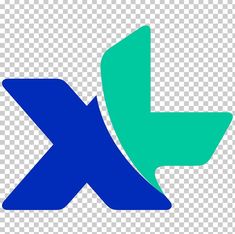 two blue and green arrows pointing in opposite directions to each other, on a transparent background