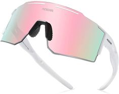 Adjustable UV400 Protection Riding Sunglasses 01 Stylish Polarized Sunglasses This windproof glasses are ideal for biking, cycling, driving, running, fishing, racing, golf, skating, climbing, trekking, baseball, volleyball, and other outdoor activities. And this sunglasses is not only suitable for adults, but also for kids. Multiple colors are available, from solid black to rainbow colors such as gradient blue, pink, orange, purple, green, and so on. One-piece lens design offers a wider field of Running Sunglasses, Spring Shower, Cycling Sunglasses, Sports Glasses, Cool Sunglasses, Sports Sunglasses, Rainy Day Outfit, Sunglasses For Men