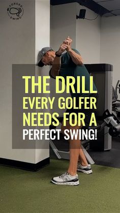 the drill every golfer needs for a perfect swing is in this post - workout video