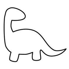 the outline of a dinosaur's head on a white background