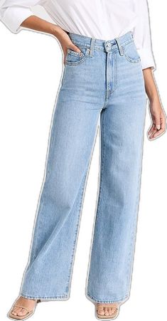 Levi's Ribcage, Levis Outfit, American Workwear, Levis Ribcage, Medical Problems, Rib Cage, Healthcare Professionals, American Style, Wide Leg Jeans