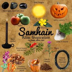 Pagan Samhain Decorations, Pagan Halloween Decorations, Samhain Crafts Pagan, Samhain Diy Decorations, Pagan Samhain, Celtic Altar Ideas, Natural Samhain Decor