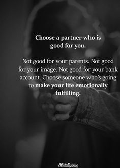 someone holding their hand with the words, choose a partner who is god for you