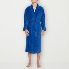 Super Soft and Cozy Plush Fleece Robe by Residence. Shawl collar robe has full sleeve, 2 roomy front pockets and adjustable belt loops at the waist allowing for the perfect fit. Traditional plaid feels like a blanket with sleeves.Closure Type: TieNeckline: Open NeckPockets: 2 Front Slip PocketsSleeve Length: Long SleeveApparel Length: 50 InchesFiber Content: 100% PolyesterFabric Description: FleeceLining: UnlinedRobe Length: Long LengthCollar: Shawl CollarCare: Machine Wash, Tumble DryCountry of Blanket With Sleeves, Fleece Robe, Men's Robes, Kimono Robes, Mens Fleece, Adjustable Belt, Full Sleeves, A Blanket, Big And Tall