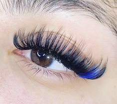 Kiss Lash Extensions, Eye Lash Design, Brown Girls Makeup, Russian Volume Lashes, Color Extensions, Kiss Lashes