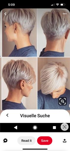 Bob Hair Style, Short Hair Pixie Cuts, Pixie Haircut For Thick Hair, Short Hair Undercut, Short Grey Hair, Short Hairstyles For Thick Hair, Very Short Hair, Bob Hair, Short Pixie Haircuts