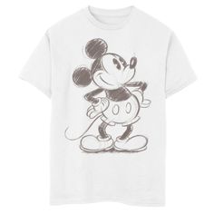 Pass Mickey Mouse on to the next generation with this vintage style tee for boys.Â© Disney Pass Mickey Mouse on to the next generation with this vintage style tee for boys.Â© Disney Crewneck Short sleeve White FABRIC & CARE Cotton Machine wash Imported Size: X Small. Gender: male. Age Group: kids. Pattern: Graphic. White Retro Mickey Mouse T-shirt, Disney Crewneck, Disneyland Outfits, On To The Next, Disney Boys, Kids Pattern, Teen Boy, Disney Shirts, Disney Outfits