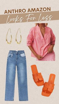 Anthropology look for less all from Amazon! Click to shop... Perfect for an everyday casual look! Cute Comfy Outfits, Anthropology, Casual Look, Comfy Outfits