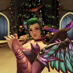 mercy profile picture egirl gamer girl overwatch christmas pfp ow xmas sugar plum fairy Mercy Pfp, Sugar Plum Fairy, Sugar Plum, Gamer Girl