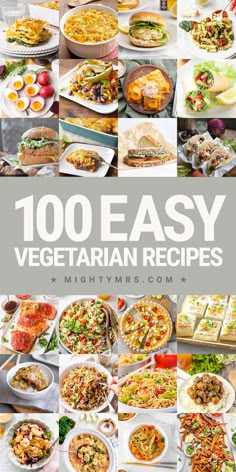 100 Easy Vegetarian Recipes Veggie Recipes For Toddlers, Veggie Recipes For Dinner, Vegetarian Brunch Recipes, Maple Breakfast, Vegetarian Breakfast Casserole, Roasted Breakfast Potatoes, Veggie Pasta Recipes, Flavorful Salads