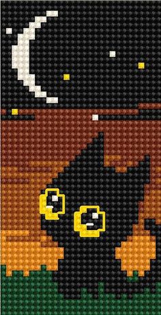 Kitten B069L Counted Cross-Stitch Kit - Wizardi Pixel Art Crochet, Cat Pixel Art, Art Crochet, Pixel Crochet, Cat Cross Stitch Pattern, Graph Paper Art, Cross Stitch Love, Cross Stitch Supplies, New Groove