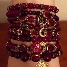 Gorgeous Signature Luna Life Stretch Bracelets Made With Gypsy Blood Beads. Several Styles Available, If Int Leave A Comment & I Can Email You More Pics. Regularly $18 Each & On Sale For $15 Ea Or 2 For $25! Love Potion Bracelet, Garrote Bracelet, Blood Infused Jewelry, Black And Red Jewelry, Gore Fashion, Blood Jewelry, Vampire Princess, Descendants Dr, Latest Bracelets