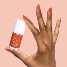 Flowerpot Olive And June Nails, Nails Olive, Shellac Nail Colors, June Nails, Bright Red Nails, Pink Nail Colors, Orange Terracotta, Nail Polish Colors Fall, Olive And June