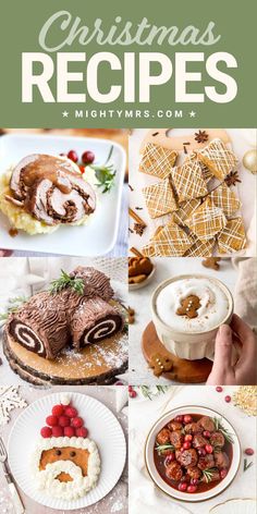 Festive Christmas Recipes Healthy Holiday Treats Christmas, Christmas Casseroles, Easy Christmas Dessert, Yule Recipes, Christmas Cutout Cookies, Healthy Christmas Recipes, Yule Log Cake, Christmas Recipes Easy, Best Christmas Recipes