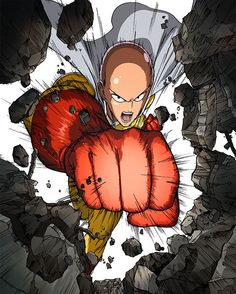 an image of a cartoon character that appears to be punching