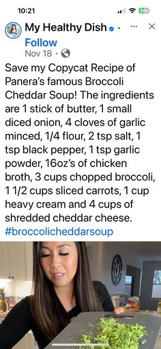 a woman is cutting lettuce into small pieces on a cutting board with the words'my healthy dish'above it