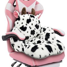 a dalmatian chair that is shaped like a dog