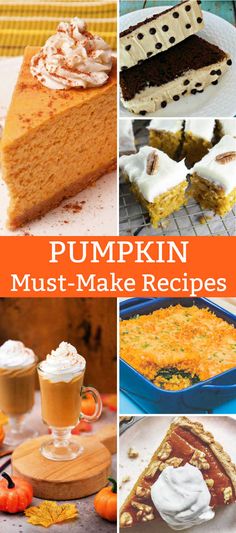 pumpkin must - make recipes collage