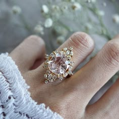 Starry Party, Pink Sapphire Diamond Ring, Ballerina Ring, Pink Diamond Engagement Ring, Pink Diamond Ring, Sapphire Diamond Ring, Conversion Chart, Marquise Diamond, Pear Diamond