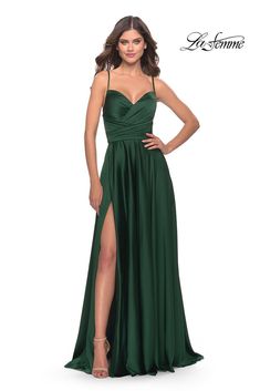 Green Prom, Simple Prom Dress, Prom Long, Prom Dress Styles, Cinderella Dresses, Sweetheart Dress, Green Prom Dress, Satin Prom Dress, Mac Duggal