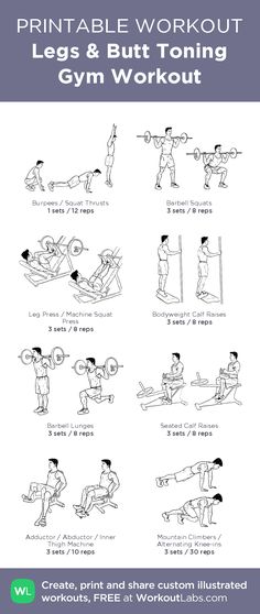 the printable workout poster shows how to do an exercise with dumbs and exercises