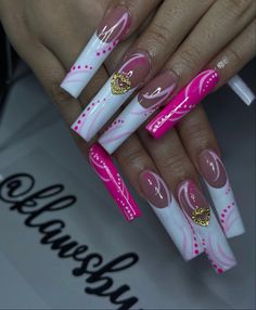 Chicano Nails, Rave Nails, Stylish Nail Art, Nail Art Inspo, Long Nail Designs, Ombre Acrylic Nails, Cute Acrylic Nail Designs