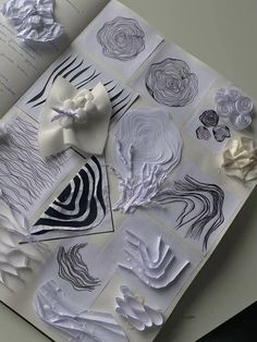 the paper is cut out and ready to be put into an origami sculpture