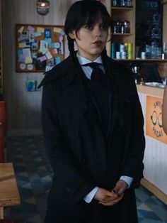 Wednesday Addams Trench Coat Wednesday Addams Sweater, Jenna Ortega Wednesday Addams, Wednesday Jenna, Ryan Gosling Drive, Tom Hardy Bane, Jenna Ortega Wednesday, Wednesday Addams Outfit, Wednesday Enid, Shotaro Kaneda