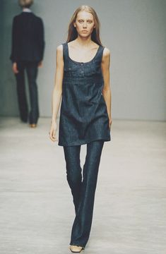 Miu Miu Denim, 2001 Fashion, Mui Mui, Prada 2005, Miu Miu, Denim Skirt, Fashion Show, Ready To Wear, Normcore