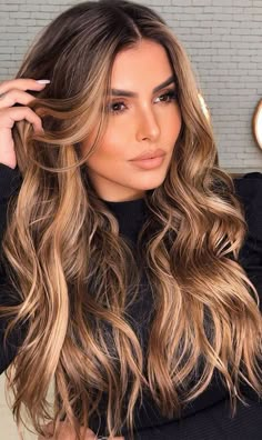 Autumn Hair, Hair Color Caramel, Gorgeous Hair Color, Caramel Hair, Brunette Balayage Hair, Long Hair Color, Honey Hair